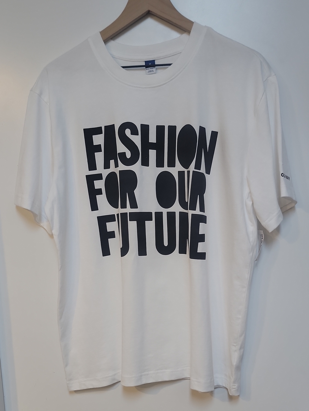 Fashion For Our Future Graphic Tee - White with Black Print - Picture 3 of 8